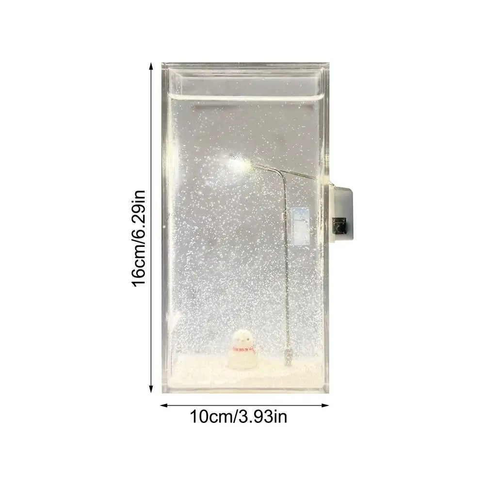 Snow Scene Night Light Night Street Lamp