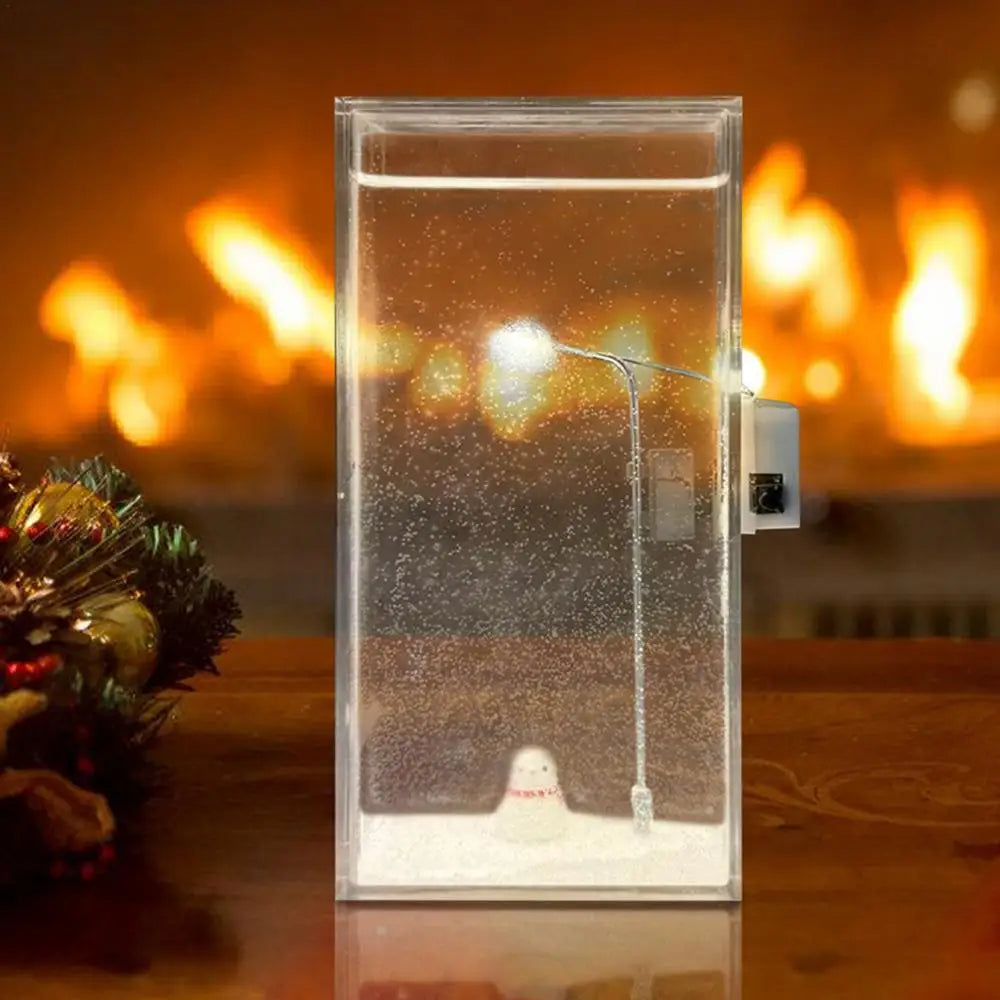 Snow Scene Night Light Night Street Lamp
