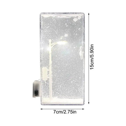 Snow Scene Night Light Night Street Lamp