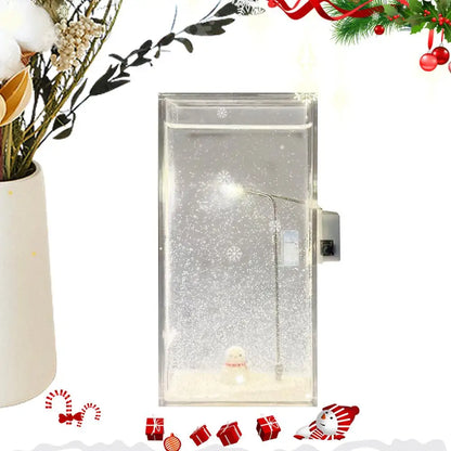 Snow Scene Night Light Night Street Lamp