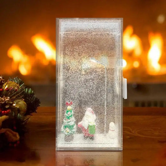 Snow Scene Night Light Night Street Lamp