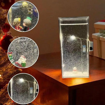 Snow Scene Night Light Night Street Lamp