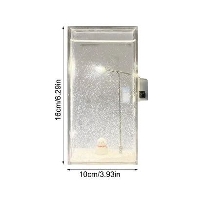 Snow Scene Night Light Night Street Lamp
